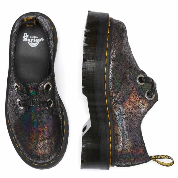 Dr martens holly iridescent crackle platform shoe - Picture 2 of 7